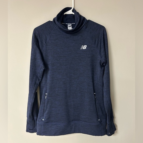 New Balance Heat Navy Blue Pullover - Picture 1 of 4